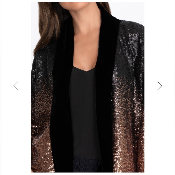 NWT JOHNNY WAS SEQUIN DORIAN KIMONO - Picture 7 of 14